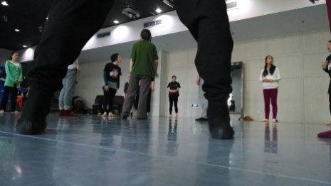 Workshop at Beijing Dance Academy. Photo by Leisa DeCarlo.